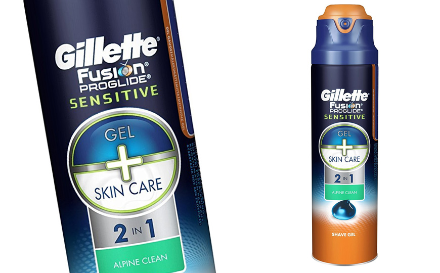 Gillette Fusion Proglide Sensitive Alpine Clean Shaving Gel